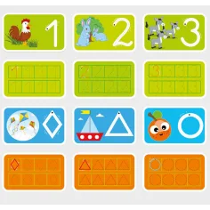 Conoscere i numeri – Carte di sviluppo preparatorie per la scuola per bambini di 4-6 anni immagine 2
