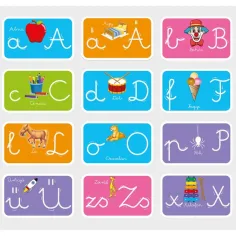Conoscere le lettere – Carte di sviluppo preparatorie per la scuola per bambini di 5-7 anni immagine 2