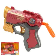 Cool Soft Bullet Gun: Piccola pistola spara proiettili in spugna con munizioni di colore rosso, 14 cm
