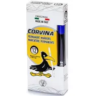 Corvina Permanent blu alcolico penna a punta fine 1mm 1 pezzo - Carioca