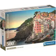 Costa di Riomaggiore HQC puzzle compatto da 500 pezzi - Clementoni