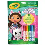 Crayola: Colore e Attività - Casa delle bambole di Gabi con 7 pennarelli