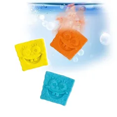 Craze Inkee: Bomba da bagno vegana a forma di SpongeBob - Aroma popcorn, confezione da 3 pezzi immagine 2