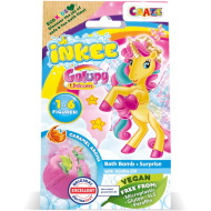 Craze Inkee: Galupy unicorno bomba da bagno vegana con una sorpresa a forma di figurina