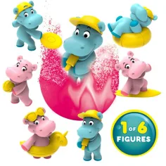Craze bomba da bagno con sorpresa - con figurine di ippopotamo immagine 2