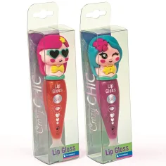 Crazy Chic: Lucidalabbra glitterato in contenitore a forma di sirena, in diverse varianti, 1 pz - Clementoni immagine 2
