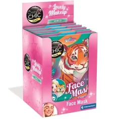 Crazy Chic: Maschera per il viso a tema animale Beauty, varie versioni, 1 pz - Clementoni