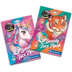 Crazy Chic: Maschera per il viso a tema animale Beauty, varie versioni, 1 pz - Clementoni immagine 2