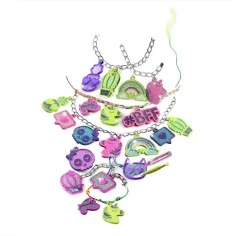 Crazy Chic: Set creativo con medaglioni dai colori vivaci - Clementoni immagine 2