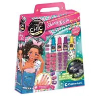 Crazy Chic: Set decorazioni unghie fluorescenti con adesivi e accessori - Clementoni