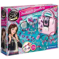 Crazy Chic Set di Moda e Creazione Gioielli con Borsetta - Clementoni