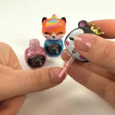 Crazy Chic: Set di smalti per unghie con teste di animali - Clementoni immagine 4