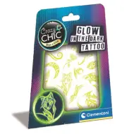 Crazy Chic: Set di tatuaggi che si illuminano al buio - Clementoni
