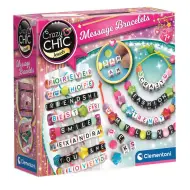 Crazy Chic: Set per creare braccialetti con messaggi - Clementoni