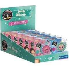 Crazy Chic: fard in contenitore a forma di animale, disponibile in diverse varianti, 1 pezzo - Clementoni