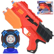 Crazy Launcher: Set di lanciatore manuale con bersaglio e proiettili 24cm