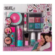 Create It!: Set di trucco da 8 pezzi rosa-turchese
