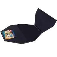 Creative Kids: Album creativo ottagonale nero 30x30cm