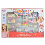Creative StringBeads: Set di perline per creazione di gioielli con oltre 200 perline in colori pastello