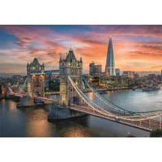 Crepuscolo di Londra puzzle HQC da 1500 pezzi 84,5x59,5cm - Clementoni immagine 2