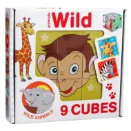 Cubo di fiabe con animali 9 pezzi