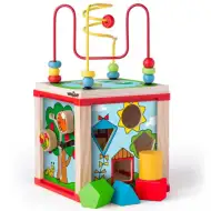 Cubo didattico con cerchi magici - Woodyland