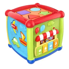 Cubo educativo colorato per bambini immagine 2