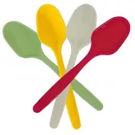 Cucchiai riutilizzabili colorati – set da 8 pezzi