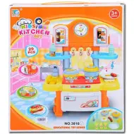 Cucina giocattolo con luci e suoni, 29 pezzi
