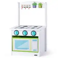 Cucina giocattolo in legno e seggiolina 2 in 1 - Woodyland