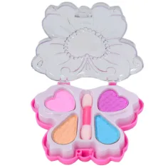 Cute Girl: Set di trucco con palette a forma di fiore e farfalla e accessori immagine 5