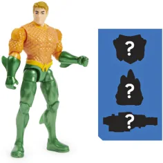 DC Comics: Aquaman figura da 10 cm con accessori a sorpresa - Spin Master immagine 2