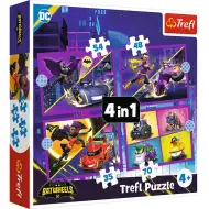 DC Comics: Batwheels 4 in 1 puzzle - Trefl