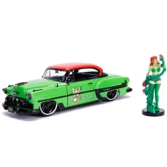 DC Comics: Figura di Poison Ivy e modello di auto in metallo Chevy Bel Air del 1953 in scala 1/24 - Simba Toys immagine 2