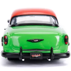 DC Comics: Figura di Poison Ivy e modello di auto in metallo Chevy Bel Air del 1953 in scala 1/24 - Simba Toys immagine 5