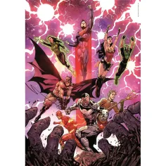 DC Comics: La Lega della Giustizia fumetto puzzle 1000 pezzi Compact 50x70cm - Clementoni immagine 2