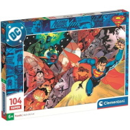 DC Comics Superman momenti eroici puzzle da 104 pezzi - Clementoni