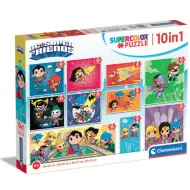 DC Super Friends 10 in 1 puzzle set - Clementoni