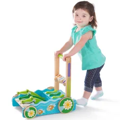 Deambulatore in legno a forma di coccodrillo - Melissa & Doug immagine 3