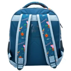 Deve: Zaino blu per lasilo di George Pig - Peppa Pig 27x10x31cm immagine 2