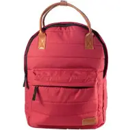 Deve: Zaino scolastico rosso arrotondato, 40x30x12cm