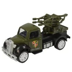 Die-Cast: Auto militare in miniatura in diverse varianti a frizione 1/55 immagine 5