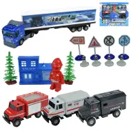 Die-Cast: Set gigante di macchinine della polizia con accessori