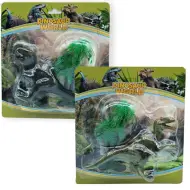Dino World: Figura di T-rex o Raptor con albero