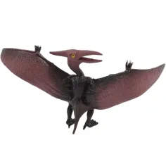 Dino World: Figura di dinosauro Pterosauro dettagliatamente lavorata di 20 cm in gabbia immagine 2
