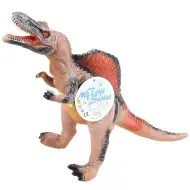 Dino World: Figura di dinosauro Spinosaurus in vinile con suono, imbottitura in cotone, 35 cm