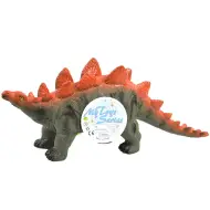 Dino World: Figura di dinosauro Stegosaurus in vinile che emette suoni, con imbottitura in cotone, di 35 cm.