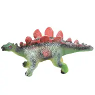 Dino World: Figura di dinosauro Stegosaurus in vinile con suono, imbottitura in cotone, 35 cm