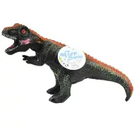Dino World: Figura di dinosauro T-REX in vinile che emette suoni con imbottitura in cotone, dimensione 35 cm.