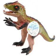 Dino World: Figura di dinosauro Velociraptor in vinile con suono, imbottitura in cotone, 35 cm